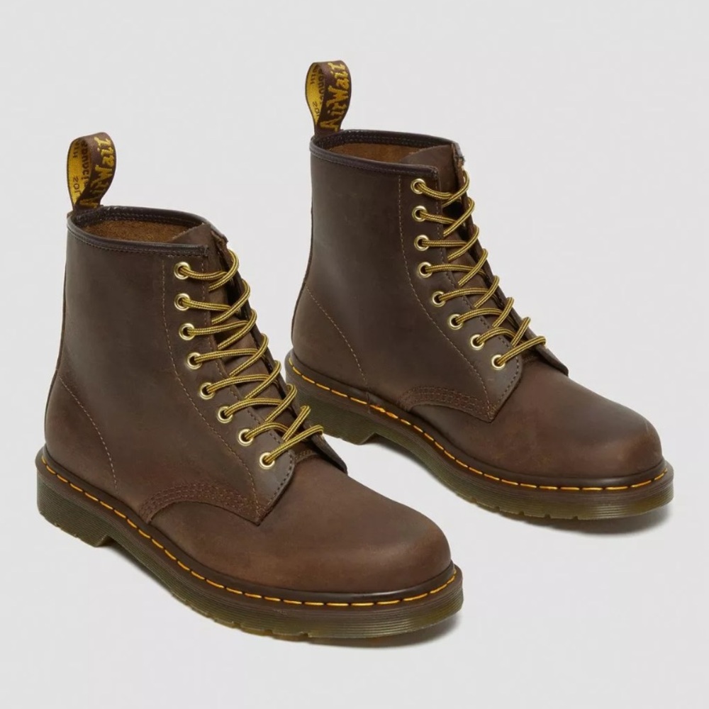 Dr. Martens 1460 Crazy Horse Boot, Brown, Men’s Size 11